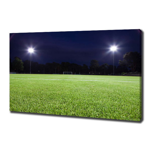 Schilderij op canvas Voetbalveld