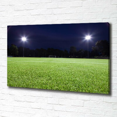 Schilderij op canvas Voetbalveld