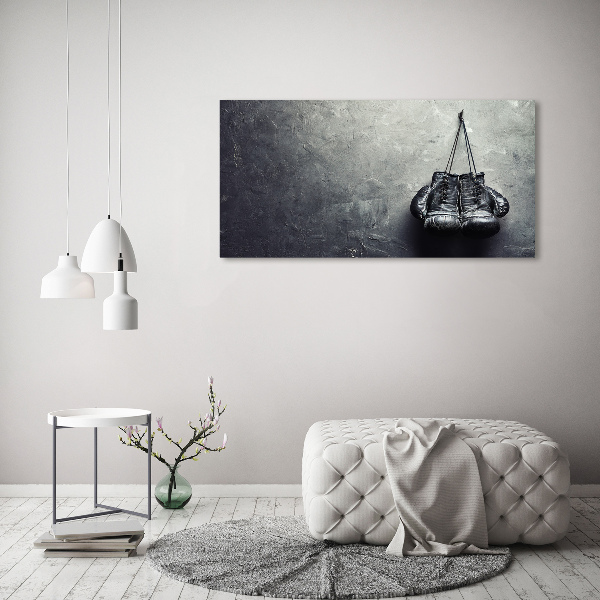 Foto canvas Bokshandschoenen