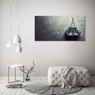Foto canvas Bokshandschoenen
