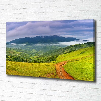 Foto op canvas Groene heuvels