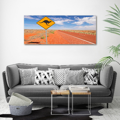 Canvas foto Weg in Australië