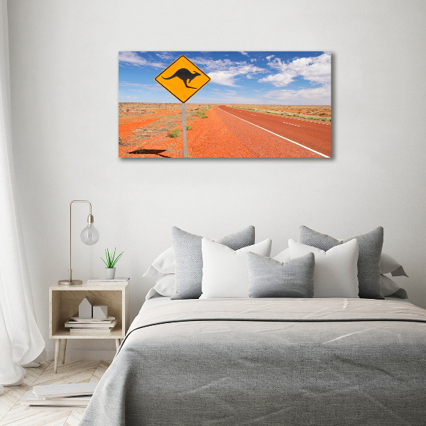 Canvas foto Weg in Australië
