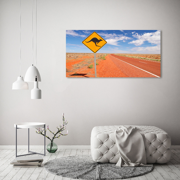 Canvas foto Weg in Australië