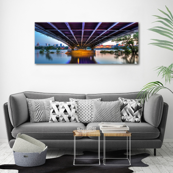 Schilderij op canvas Brug in Warschau