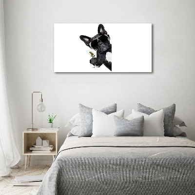 Canvas schilderij Martini Dog