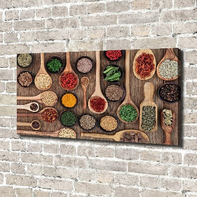 Canvas schilderij Specerijen en kruiden