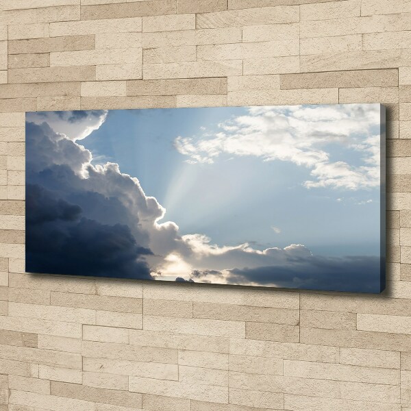 Foto op canvas Wolken aan de hemel