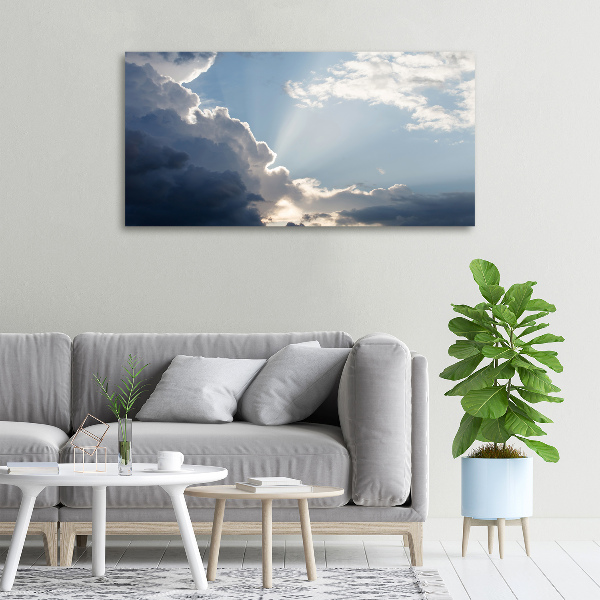 Foto op canvas Wolken aan de hemel