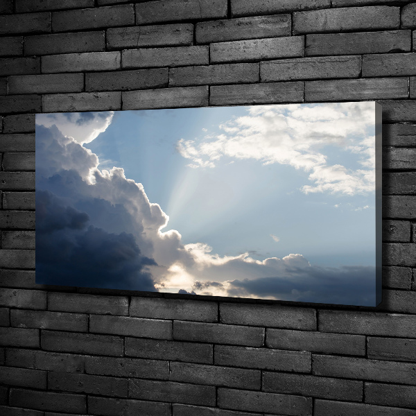 Foto op canvas Wolken aan de hemel