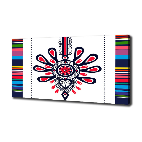 Foto op canvas Pools volkspatroon