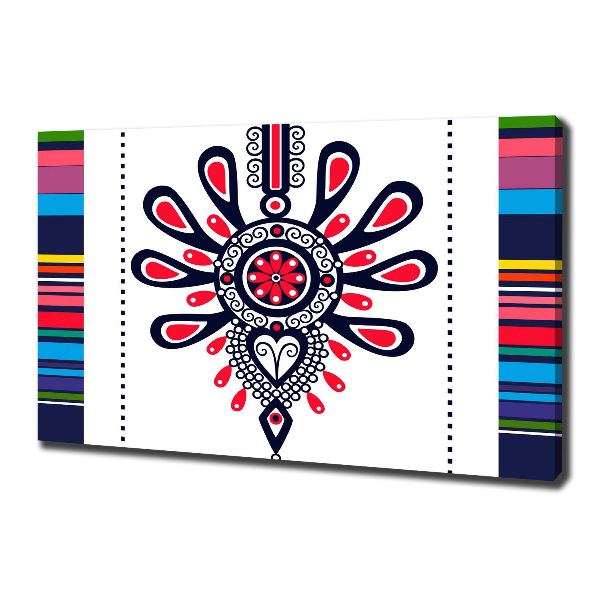 Foto op canvas Pools volkspatroon