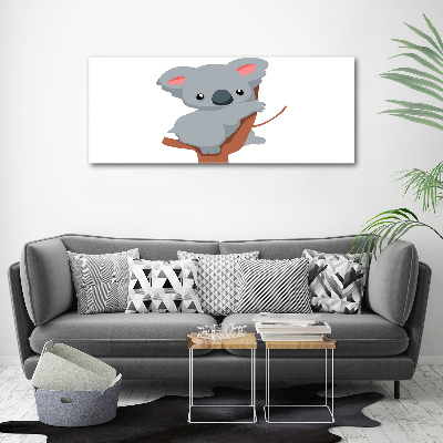 Schilderij op canvas Koala in een boom