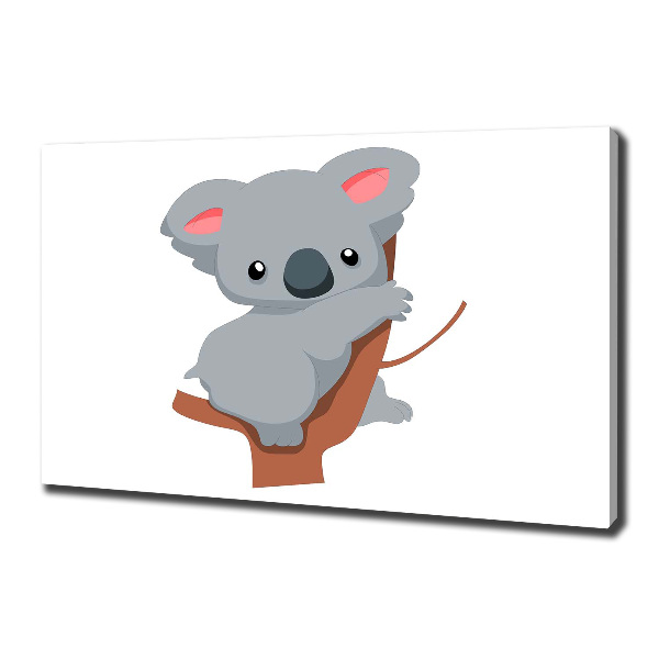 Schilderij op canvas Koala in een boom