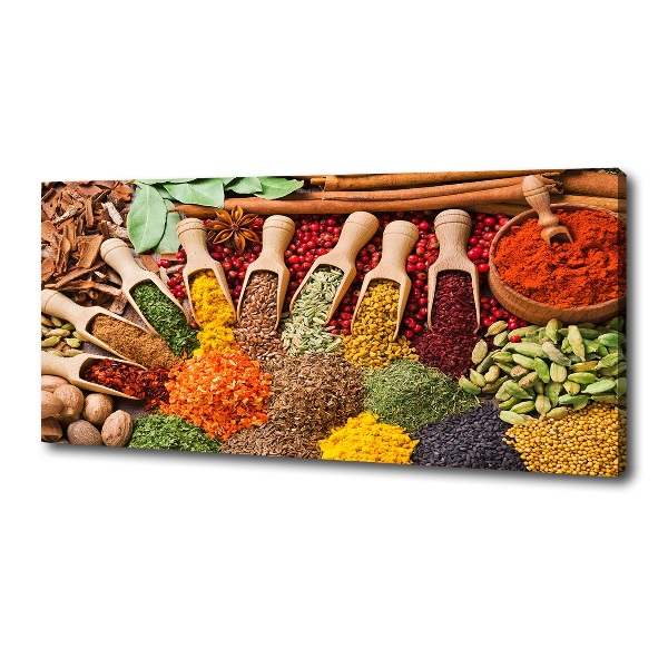 Schilderij op canvas Kleurrijke kruiden