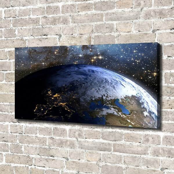 Canvas foto Planeet Aarde