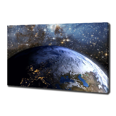 Canvas foto Planeet Aarde