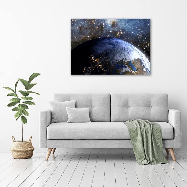 Canvas foto Planeet Aarde