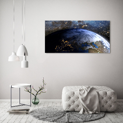 Canvas foto Planeet Aarde