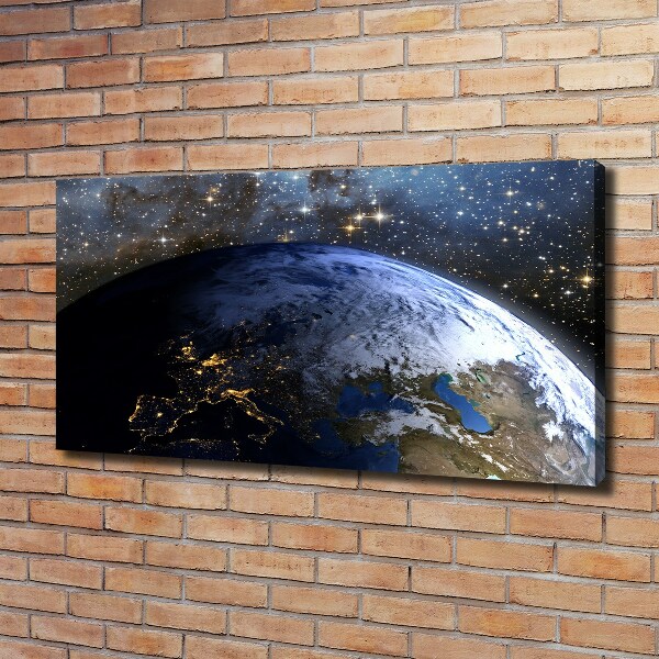 Canvas foto Planeet Aarde