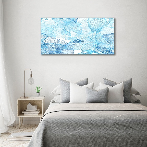 Canvas foto Hawaiiaanse bloemen