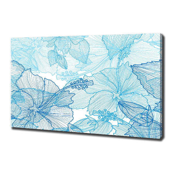 Canvas foto Hawaiiaanse bloemen