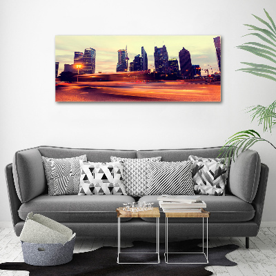 Canvas foto Shanghai 's nachts