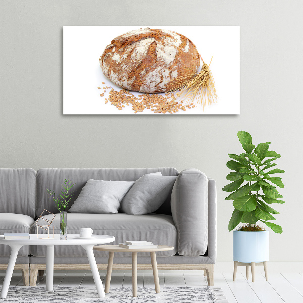 Canvas schilderij Brood en tarwe