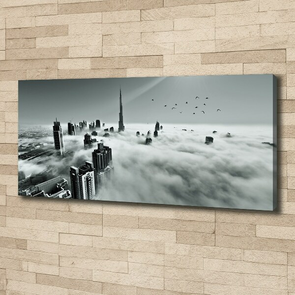 Canvas schilderij Mist boven Dubai