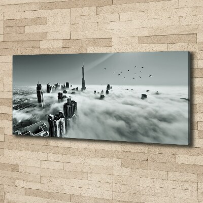 Canvas schilderij Mist boven Dubai
