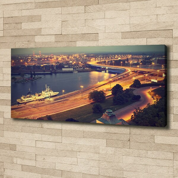 Schilderij op canvas Szczecin, Polen