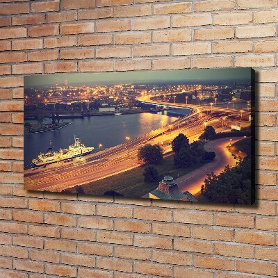 Schilderij op canvas Szczecin, Polen