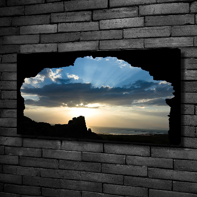 Foto op canvas Zonsondergang