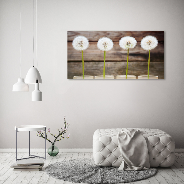 Foto op canvas Paardenbloemen