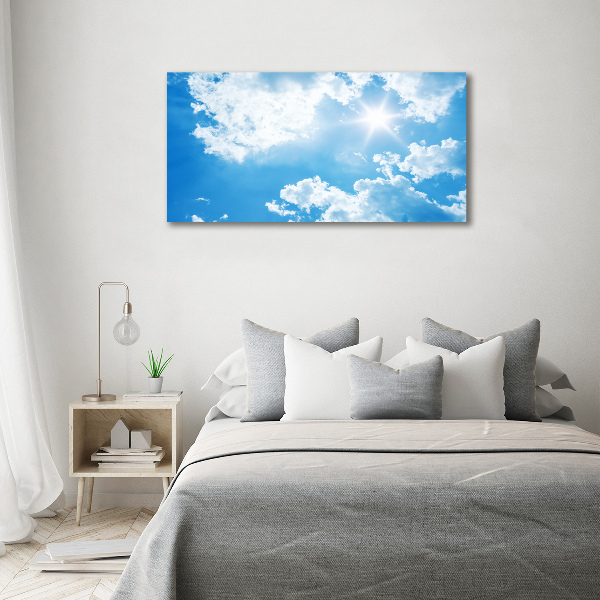 Canvas foto Wolken aan de hemel