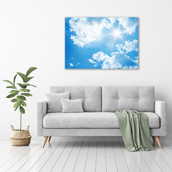 Canvas foto Wolken aan de hemel