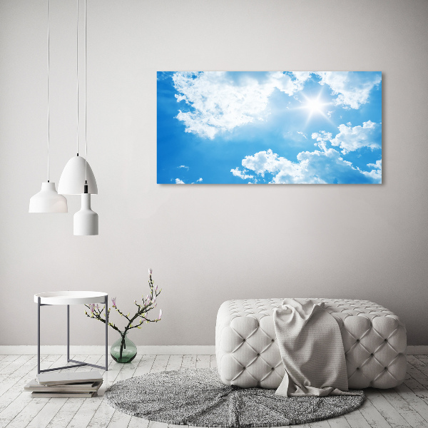 Canvas foto Wolken aan de hemel