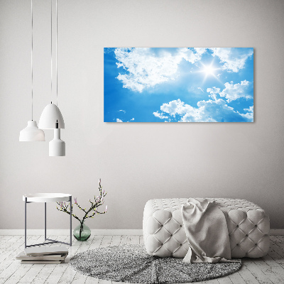 Canvas foto Wolken aan de hemel