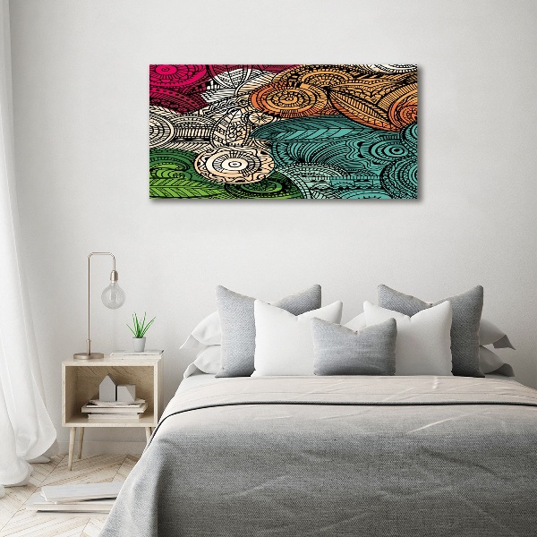 Foto op canvas Abstracte veren