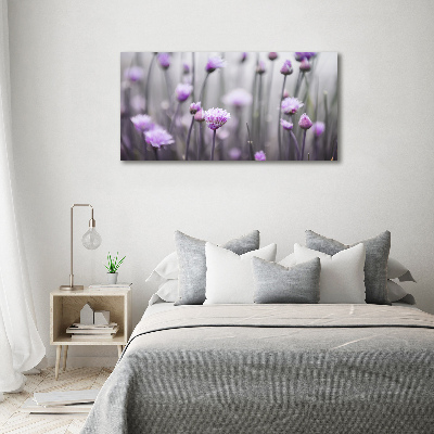 Foto canvas Bieslookbloemen