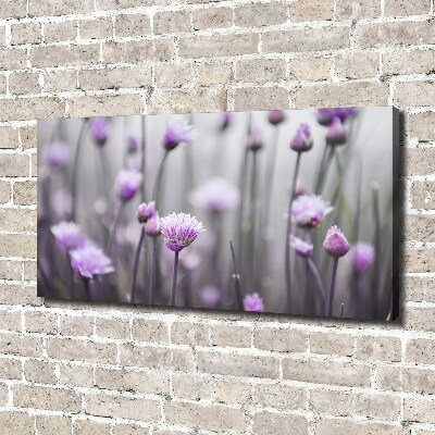 Foto canvas Bieslookbloemen