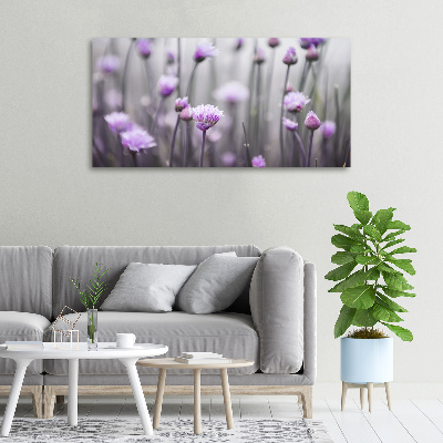Foto canvas Bieslookbloemen