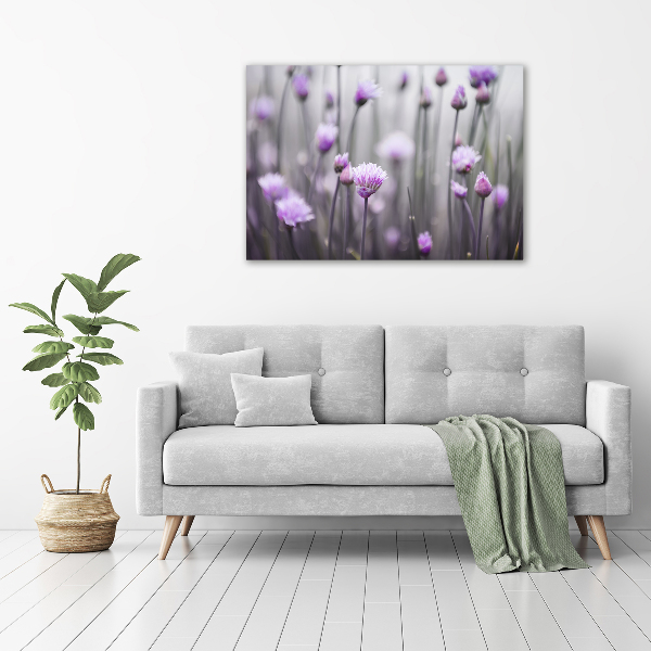 Foto canvas Bieslookbloemen