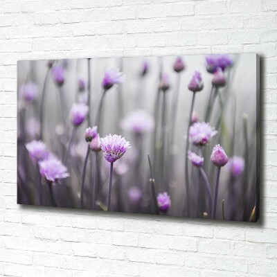 Foto canvas Bieslookbloemen