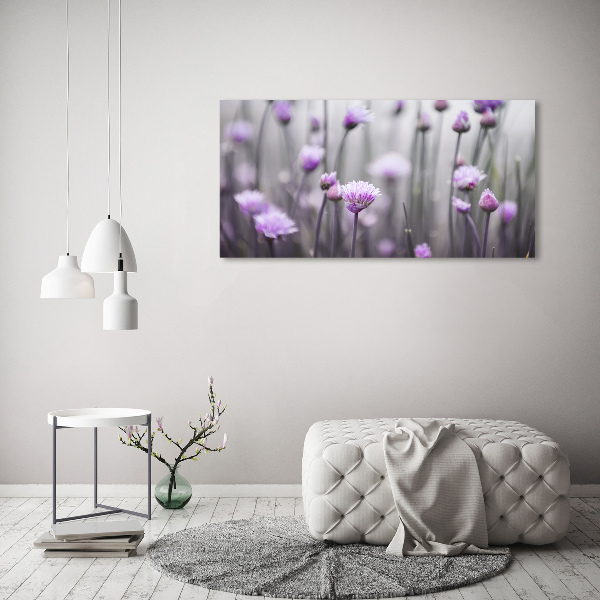 Foto canvas Bieslookbloemen