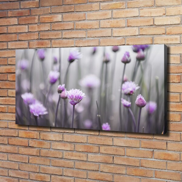 Foto canvas Bieslookbloemen