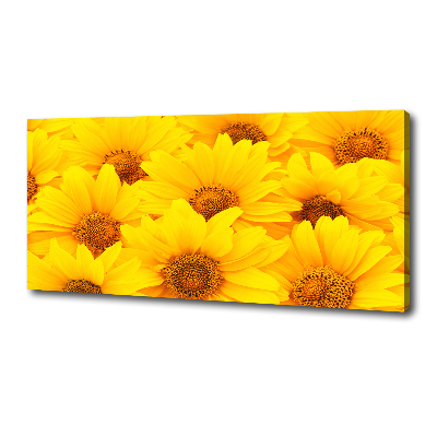 Foto op canvas Zonnebloemen