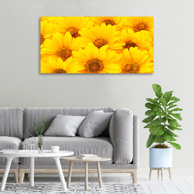 Foto op canvas Zonnebloemen