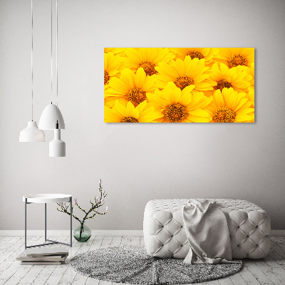 Foto op canvas Zonnebloemen