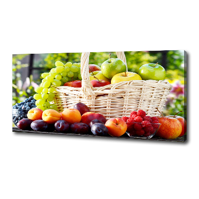 Canvas foto Fruitmand
